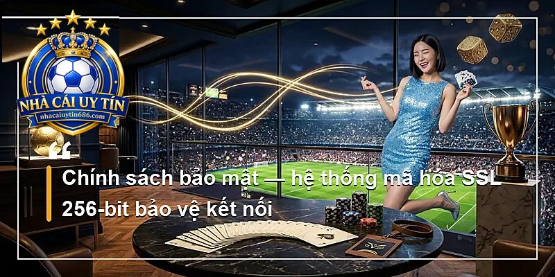 Chính sách bảo mật — hệ thống mã hóa SSL 256-bit bảo vệ kết nối