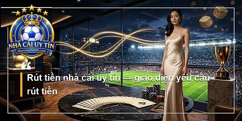 Rút tiền nhà cái uy tín — giao diện yêu cầu rút tiền